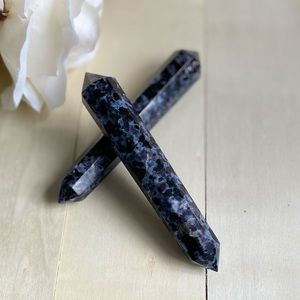 Indigo Gabbro Double Terminated Wands Set of 2 Massage Wands